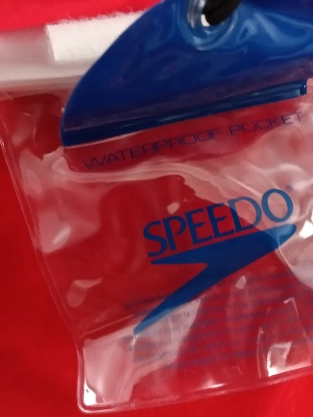 NWT VINTAGE SPEEDO SWIM TRUNKS (SHORTS) RED, SIZE LARGE.
